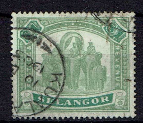 Image of Malayan States ~ Selangor SG 61 FU British Commonwealth Stamp